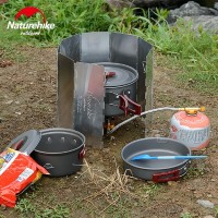 NH15F008-B Outdoor Cooking Wind Shield NH15F008-B (8-Fold) / NH20CJ008 (10-Fold)