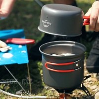 NH15T401-G 4-pc Outdoor Cookware Set