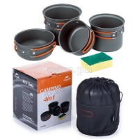 NH15T401-G 4-pc Outdoor Cookware Set