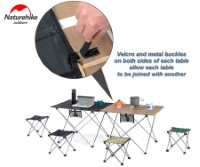 NH15Z012-S Folding Mini Table (Aluminum Frame / Oxford Table Top) Small
