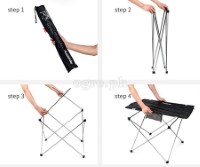 NH15Z012-S Folding Mini Table (Aluminum Frame / Oxford Table Top) Small