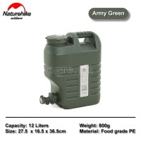 NH16S012-T New Style 12/18/24 Liters Outdoor Camping Water Bucket with Tap