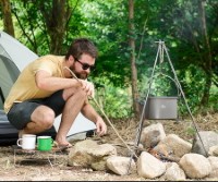 NH17S00S-G Lightweight Outdoor Cooking Tripod