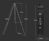 NH17S00S-G Lightweight Outdoor Cooking Tripod
