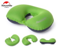 NH17T013-U Inflatable U-Shape Travel Pillow (with Patented Button Valve) 
