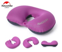 NH17T013-U Inflatable U-Shape Travel Pillow (with Patented Button Valve) 