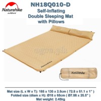 NH18Q010-D Self-Inflating Double Sleeping Mat with Pillows