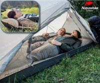 NH18Q010-D Self-Inflating Double Sleeping Mat with Pillows