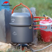 NH18T018-G 4-pc Outdoor Cookware Set (with 6pcs Kitchen Utensils (Upgraded Version)