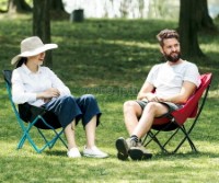 NH18X004-Y Aluminum Folding Half-Moon Chair