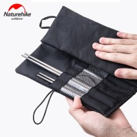 NH19C010-D Black Cotton Tableware Storage Bag