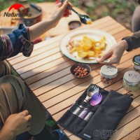 NH19C010-D Black Cotton Tableware Storage Bag