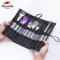 NH19C010-D Black Cotton Tableware Storage Bag