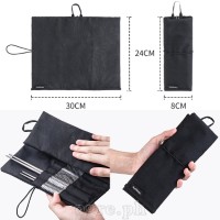 NH19C010-D Black Cotton Tableware Storage Bag