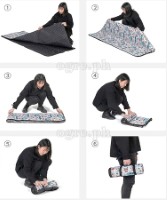 NH19D024-Z Water-Resistant Outdoor Camping / Picnic Mat ~ Medium 145cm (4.7ft) x 200cm (6.5ft)