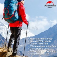 NH19DS001 4-Section 120cm Lightweight Folding Trekking Pole