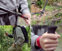 NH19DS001 4-Section 120cm Lightweight Folding Trekking Pole