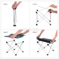 NH19Z008-ZS All Aluminum Folding Mini Table (Small 41 x 34.5 x 29cm)