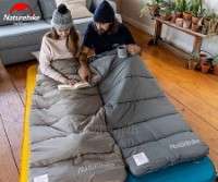 NH20MSD02 M300 Envelope Style Cotton Sleeping Bag with Hood