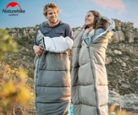 NH20MSD02 M300 Envelope Style Cotton Sleeping Bag with Hood