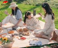NH21FCD01 Water-Resistant Outdoor Camping / Picnic Mat ~ Large 210cm (6.8ft) x 240cm (7.8ft)