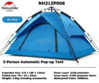 NH21ZP008-3P 3-Person Automatic Pop-up Tent