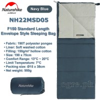 NH22MSD05 F150 190 x 75cm Standard Length Envelope Style Sleeping Bag