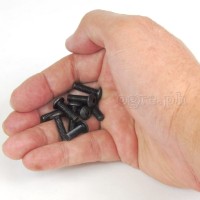 BCB-ALRH10 10 pcs Black Alloy Button Head Hex Bolts for Bike Bottle Cage
