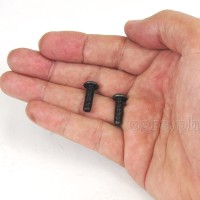 BCB-ALRH2 2 pcs Black Alloy Button Head Hex Bolts for Bike Bottle Cage