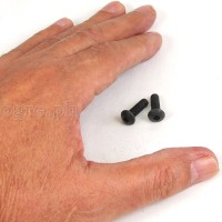 BCB-ALRH2 2 pcs Black Alloy Button Head Hex Bolts for Bike Bottle Cage