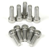 BCB-SSCH10 10 pcs Stainless Steel Cap Head Hex Bolts for Bike Bottle Cage
