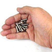 BCB-SSRH10 10 pcs Stainless Steel Button Head Hex Bolts for Bike Bottle Cage