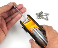 BCB-SSRH10 10 pcs Stainless Steel Button Head Hex Bolts for Bike Bottle Cage