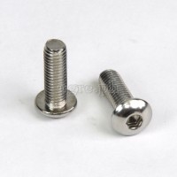 BCB-SSRH2 2 pcs Stainless Steel Button Head Hex Bolts for Bike Bottle Cage