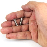 BCB-SSRH2 2 pcs Stainless Steel Button Head Hex Bolts for Bike Bottle Cage