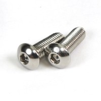 BCB-SSRH2 2 pcs Stainless Steel Button Head Hex Bolts for Bike Bottle Cage