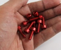 BCB-10X Set of 10pcs Aluminum Alloy Bolts for Bottle Cage
