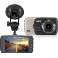 DVR4-01 4" Full HD 1080p Dash Cam / DVR + CMOS Rear View Camera