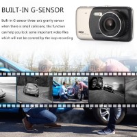 DVR4-01 4" Full HD 1080p Dash Cam / DVR + CMOS Rear View Camera