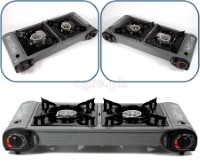 OTGS-268 Portable 2-Burner Butane Gas Stove with Free Storage Bag