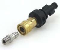 PWQ-01BS 1/4” Quick Connect Coupler Set (Brass/Stainless)