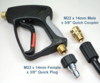 PWQ-03 M22 x 3/8 Pressure Washer Quick Connect Coupler Set A