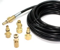 PWSH-00 Sewer / Drain Cleaning Hose with 4-point Sewer Nozzle (10 / 15 / 20 meters)