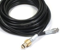 PWSH-02A Sewer / Drain Cleaning Hose with Alloy Adapter for Kawasaki/Fujihama Wash Guns 10 / 15 / 20 meters
