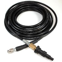 PWSH-06 Sewer / Drain Cleaning Hose with Polymer Adapter for Lavor Wash Guns 10 / 15 / 20 meters