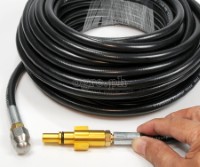 PWSH-06A Sewer / Drain Cleaning Hose with Alloy Adapter for Lavor Wash Guns 10 / 15 / 20 meters