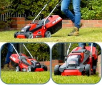 PXCLMK-1418 Cordless Brushless Lawn Mower Kit (with 4A Battery and Compact Fast Charger) (Unused Australian Surplus)