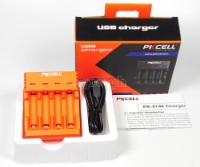 8146 PK- USB Fast Charger for Ni-MH/Ni-Cd AA/AAA Rechargeable Batteries