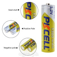 AA1300 Rechargeable 1.2V AA 1300mAh Ni-MH Battery 2-Pack / 4-pack