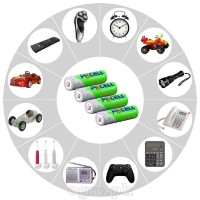 AA600 Pre-Charged 1.2V AA 600mAh Ni-MH Rechargeable Battery 2-Pack / 4-Pack